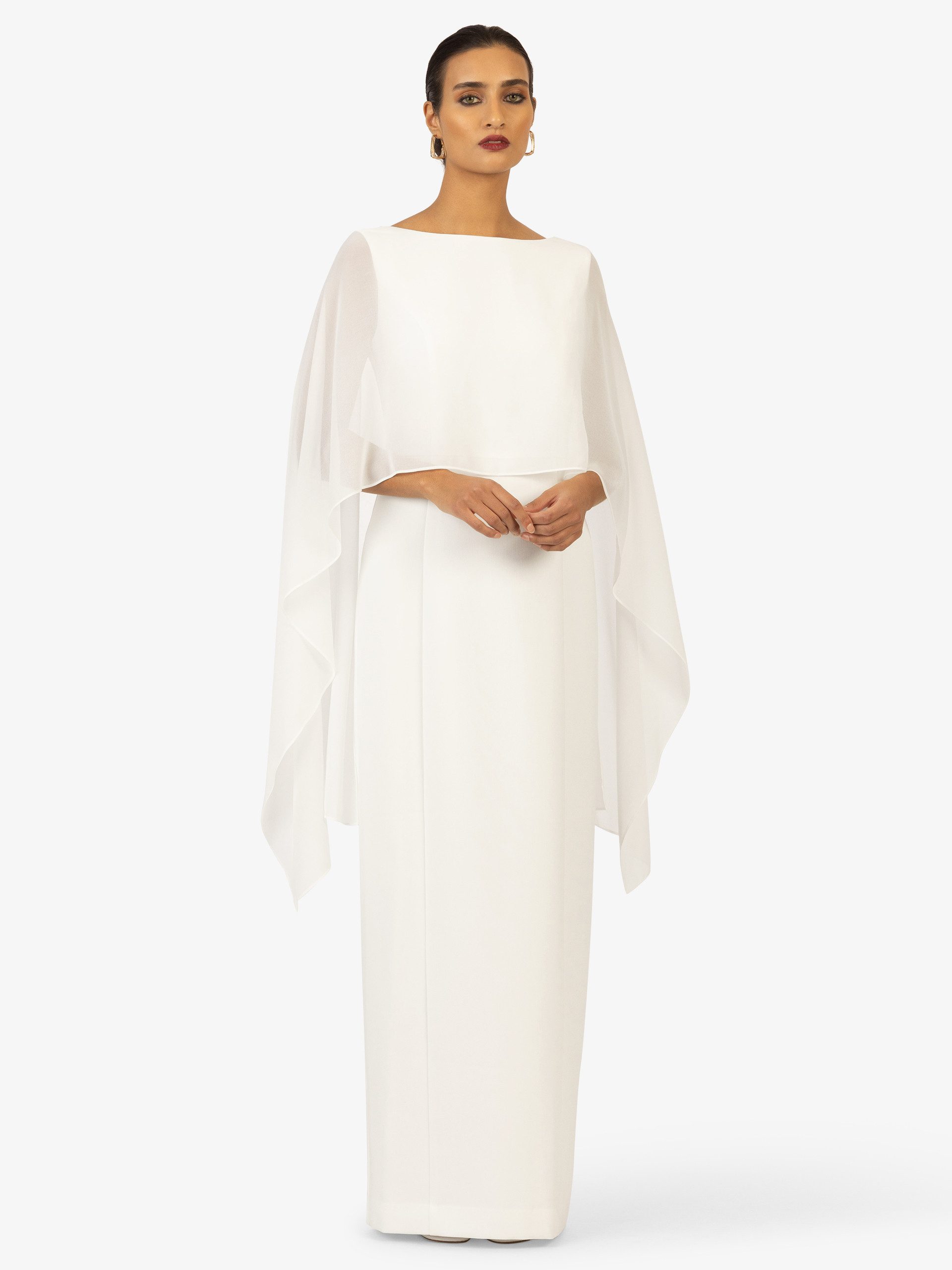 Kraimod Abendkleid mit Tüllärmeln und tiefem Rückenausschnitt günstig online kaufen