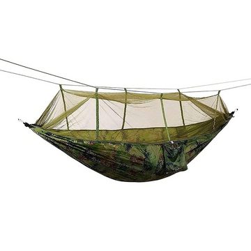 Houhence Hängematte Camping Hängematte mit Moskitonetz, Tragbare 210D Nylon Hängematte