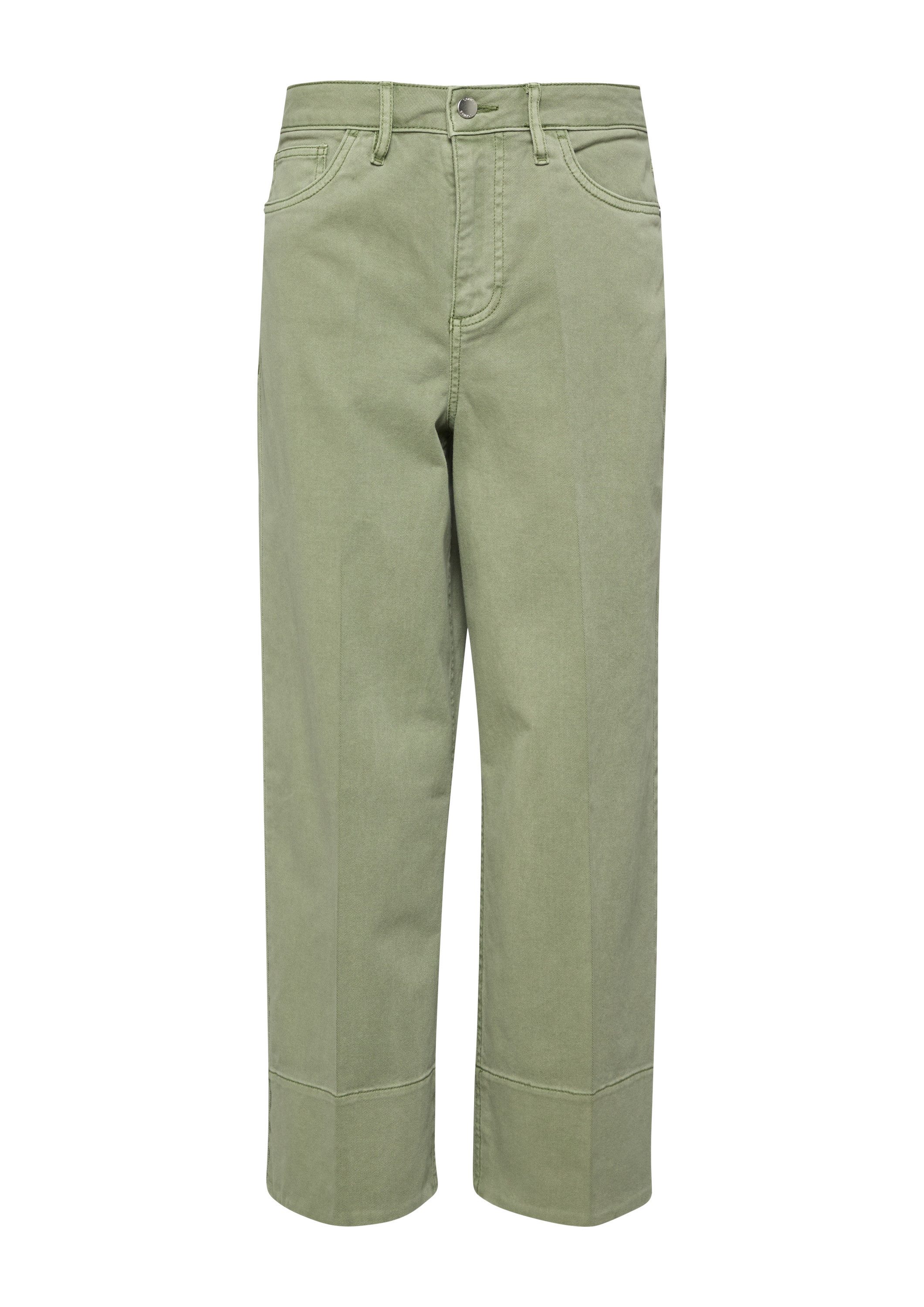 s.Oliver 7/8-Hose Hose Culotte-Jeans / Regular Fit / High Rise / Wide Leg / günstig online kaufen