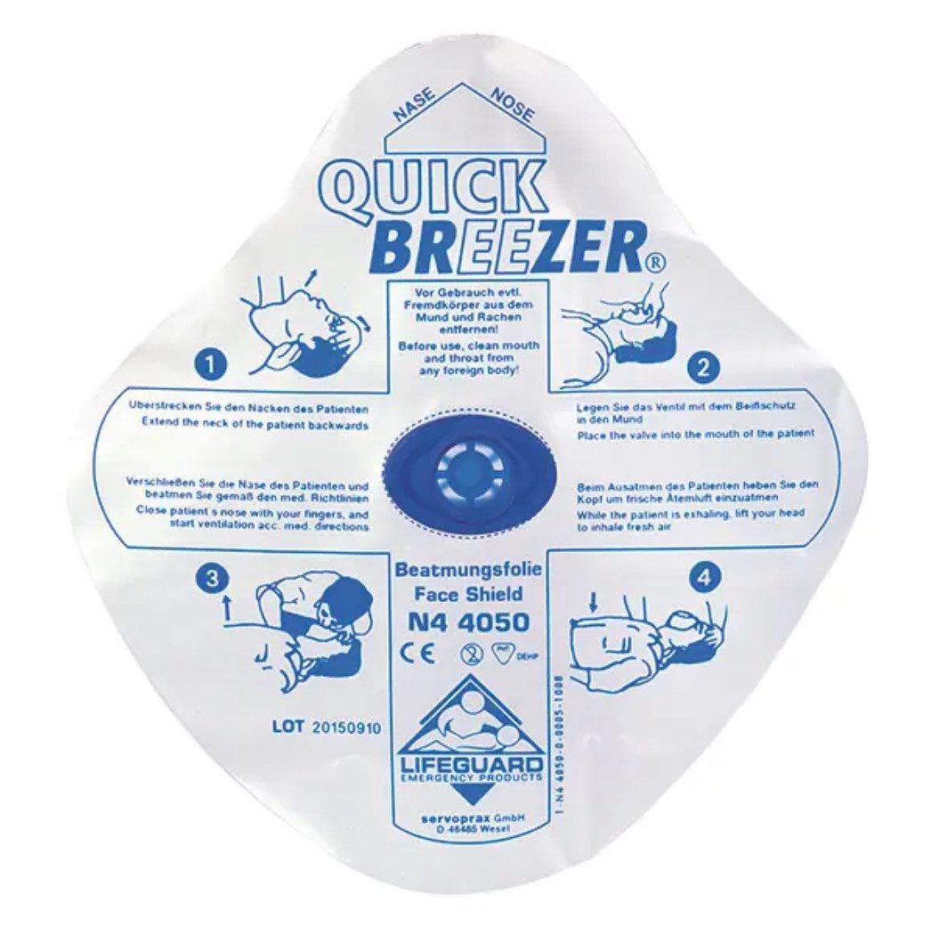 Erste-Hilfe-Set Quick-Breezer Beatmungsfolie