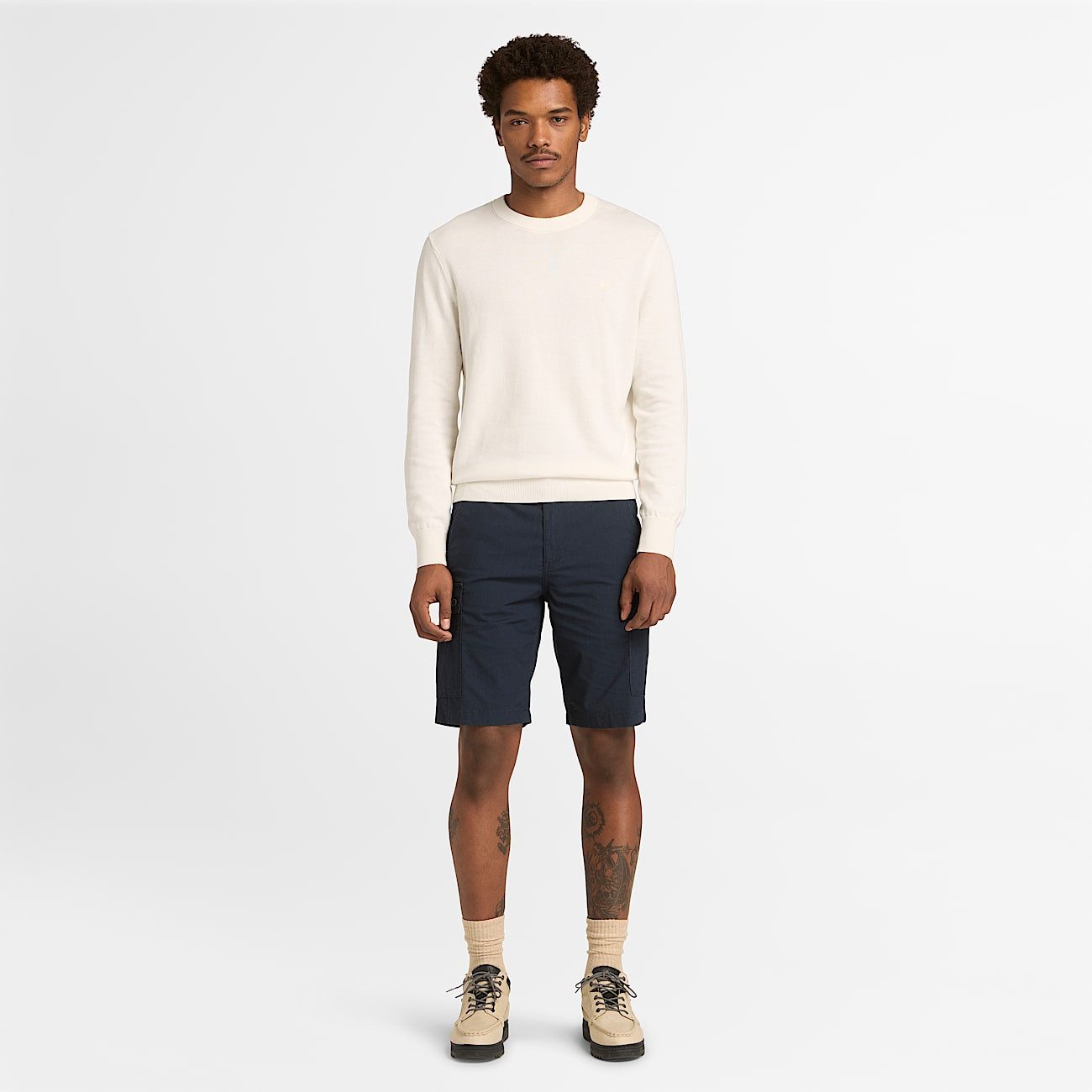 Timberland Cargoshorts Poplin Cargo Shorts kurze Hose, mit Baumwollfutter