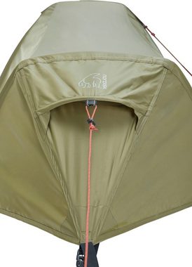 Nordisk Tunnelzelt Svalbard 1 PU Tent Dark Olive, Personen: 1 (Packung, 1 tlg)