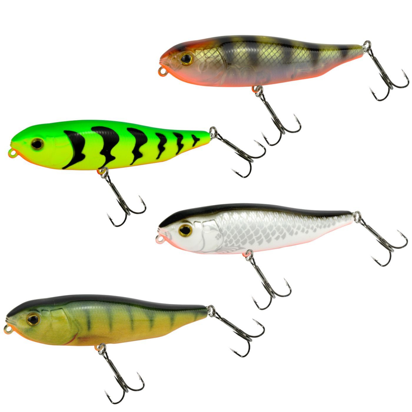 Kunstköder 4 Seika Pro Wobbler Toyama 9,5cm 14g - Kunstköder Set