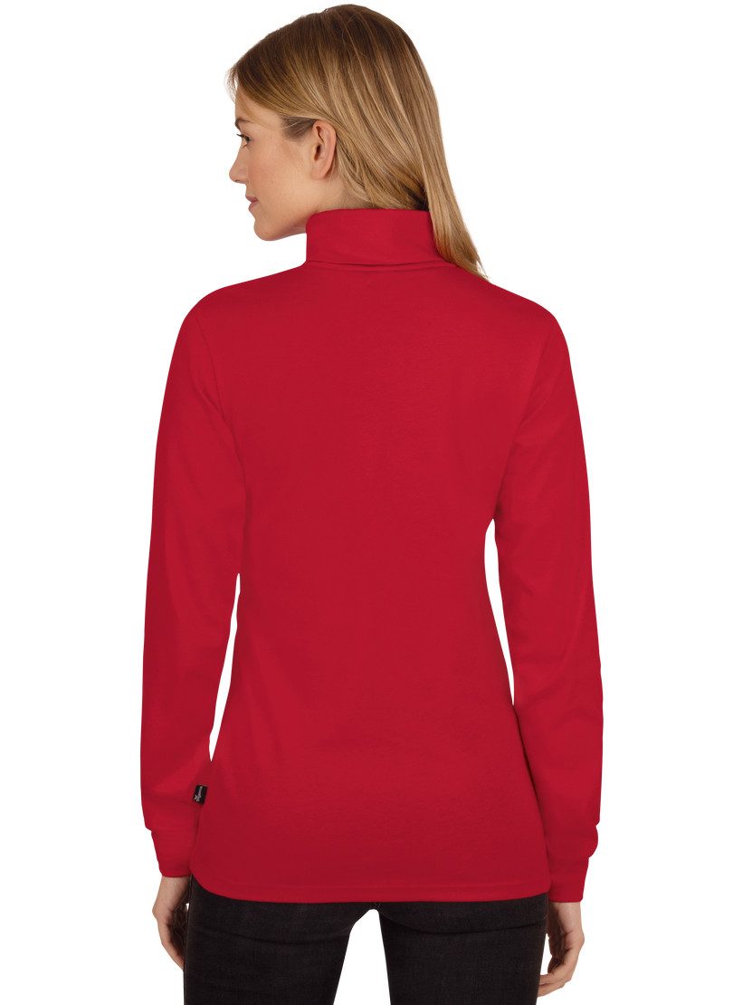 Trigema Rollkragenshirt TRIGEMA Langarm Ski- und Sport-Rollkragenpullover (1-tlg)