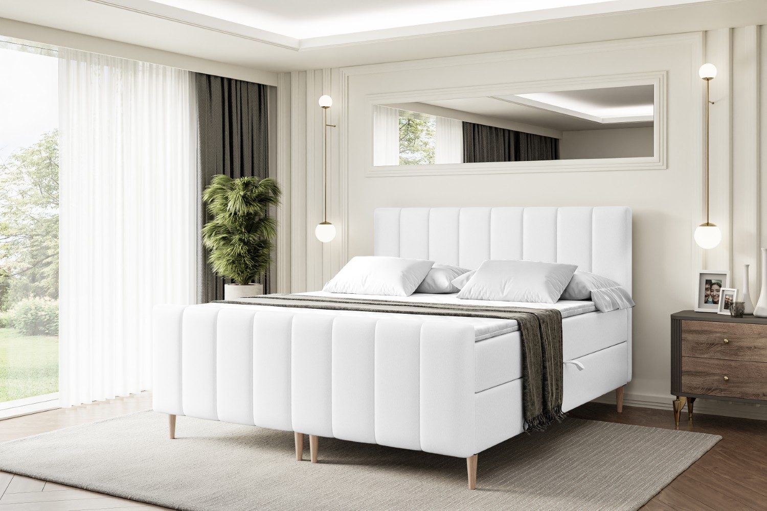 ALTDECOR Boxbett OTTA-F-Z (Multipocket-Matratze H4, H3 günstig online kaufen