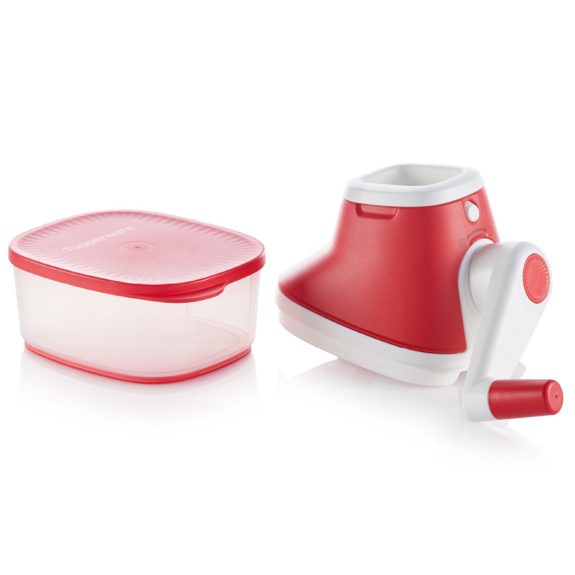 TUPPERWARE Käsereibe TUPPERWARE Mahl-Chef Grate N Store Multi-Mühle