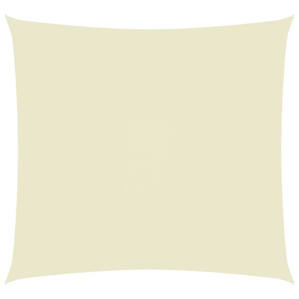 vidaXL Sonnensegel 25 x 3 m Sonnensegel Oxford-Gewebe Rechteckig 2,5x3 m Cremeweiß Bescha