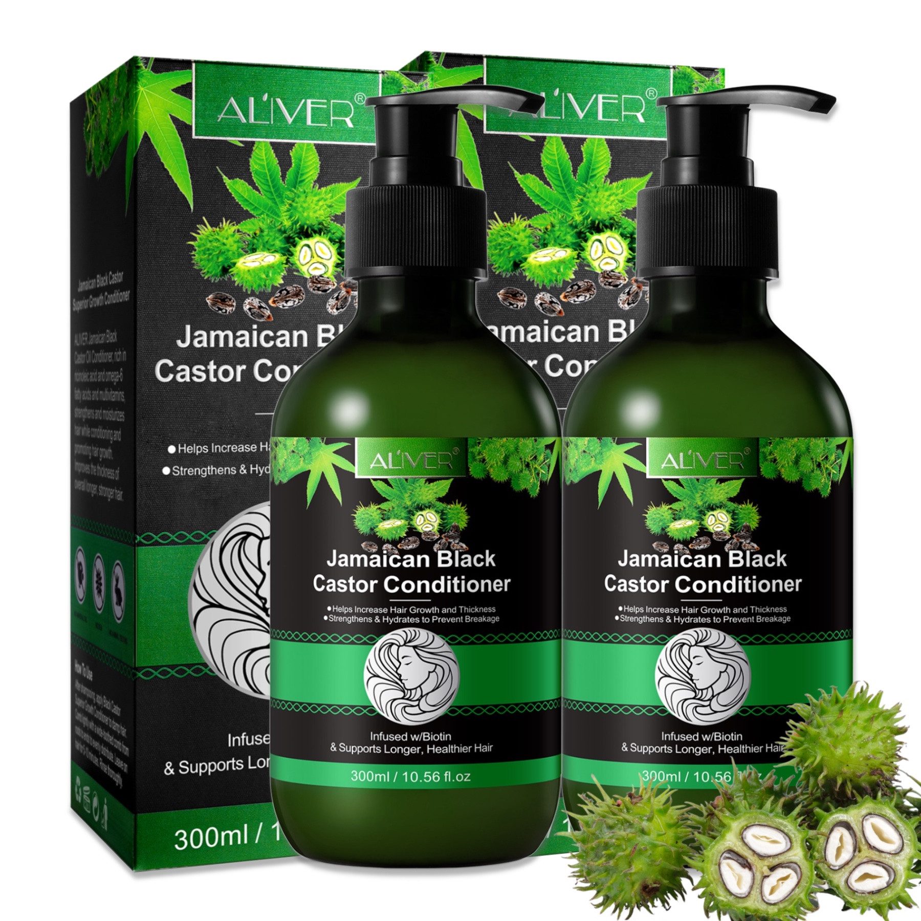 Haarspülung Haarspülung Rizinusöl Conditioner Haarpflege Bio Vegan Aliver