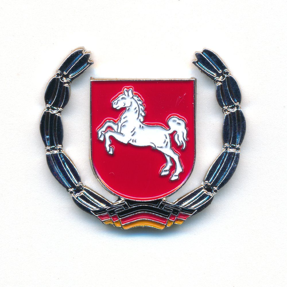 hegibaer Anstecknadel Niedersachsen Wappen Hannover Brocken Deutschland Pin Anstecker 0918 (1-tlg), Exklusiv und Edel