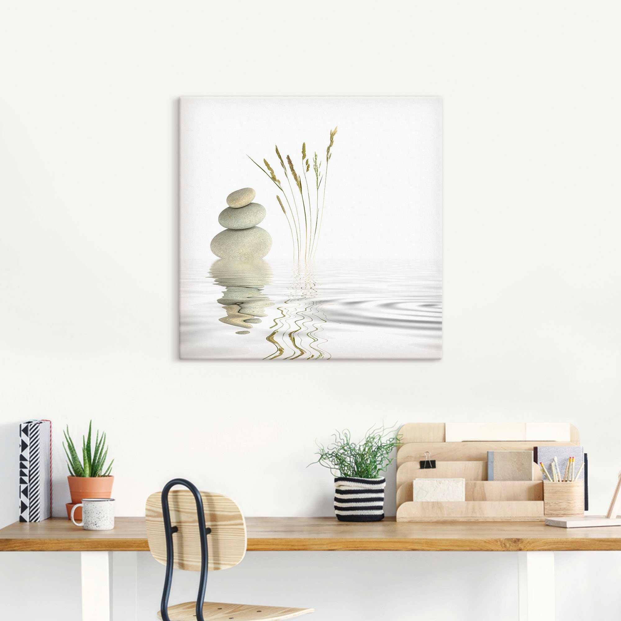 Artland Wandbild Zen Friede, Zen (1 St), als Alubild, Leinwandbild, Poster in verschied. Größen
