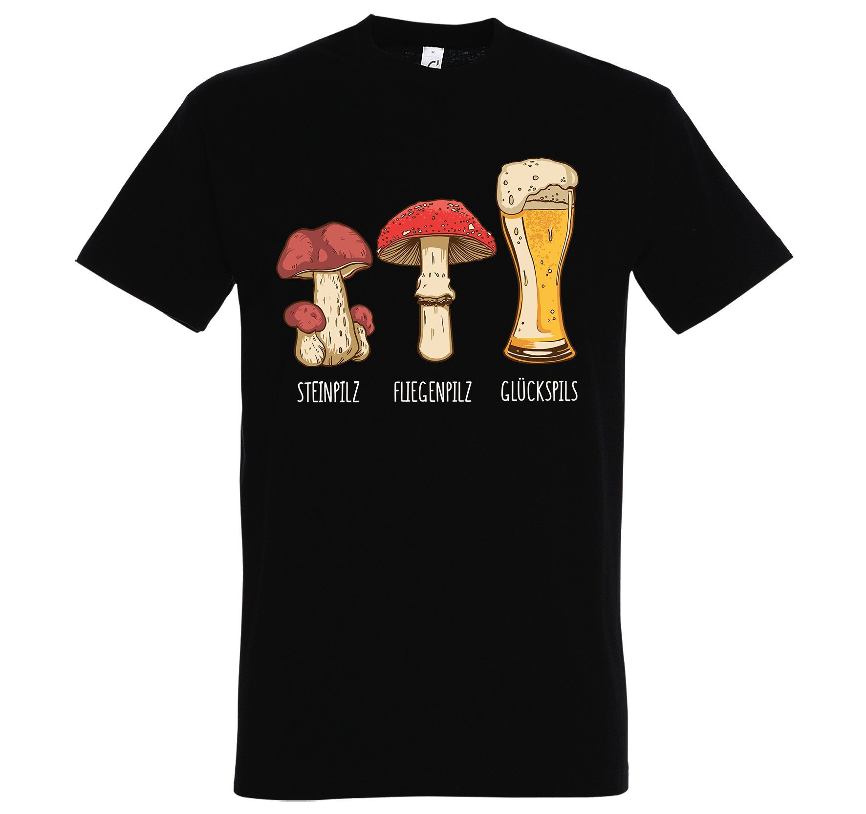 Youth Designz Print-Shirt Herren T-Shirt Glückspils günstig online kaufen