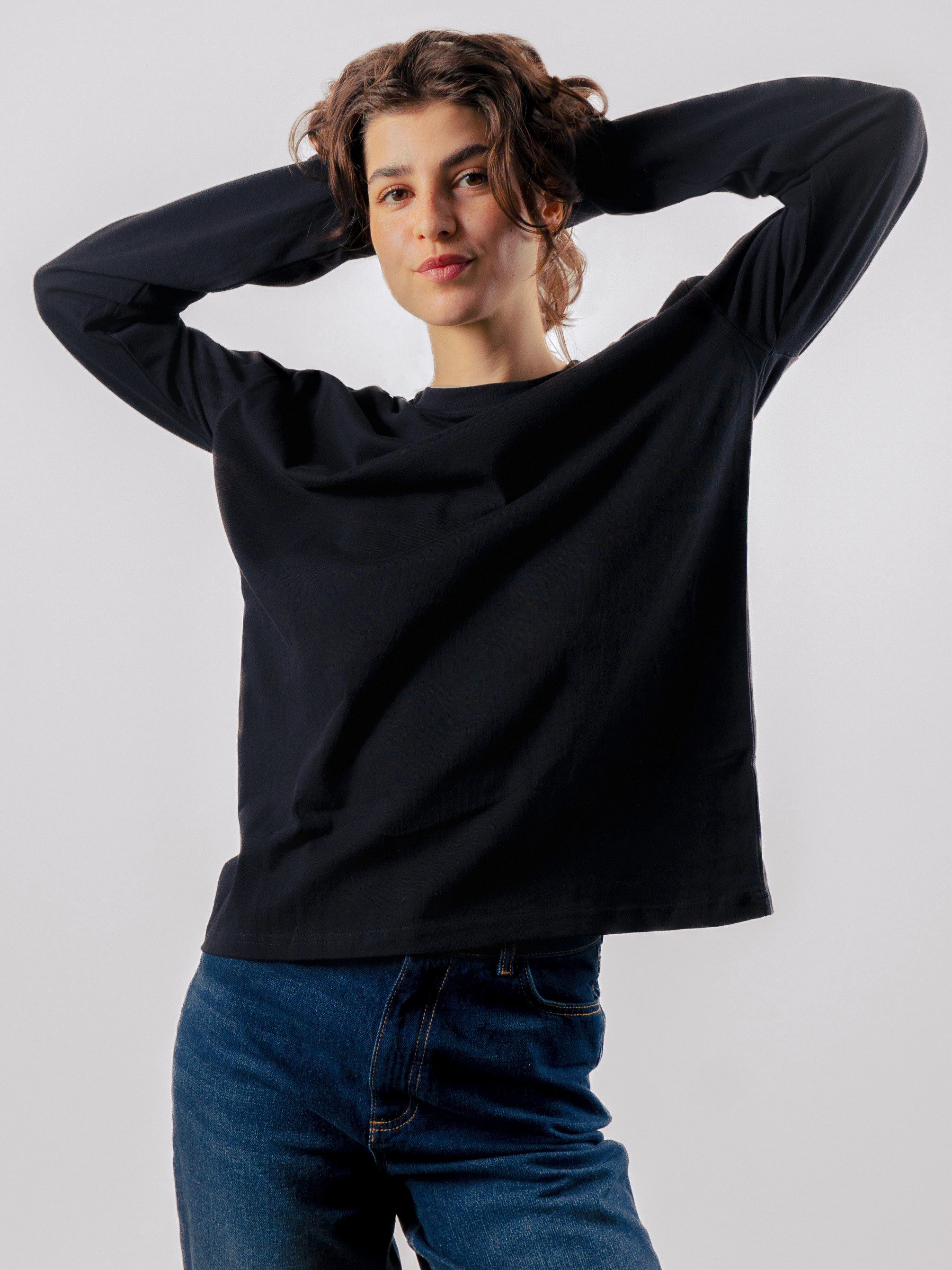 HONEST BASICS Langarmshirt OG Lang Frauen günstig online kaufen