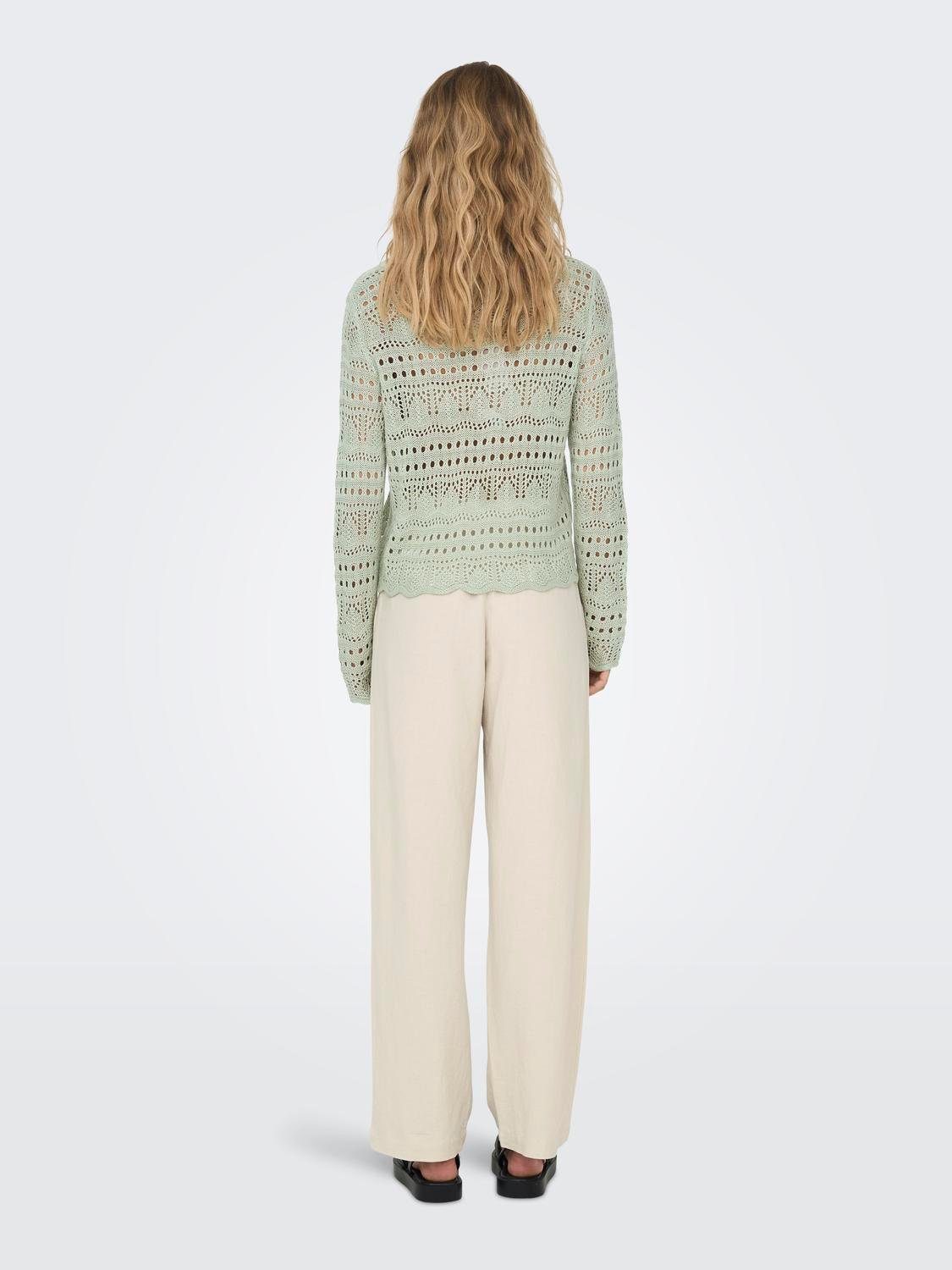 JDY Rundhalspullover JDYSUN LAY L/S BOATNECK PULLOV. KNT NOOS