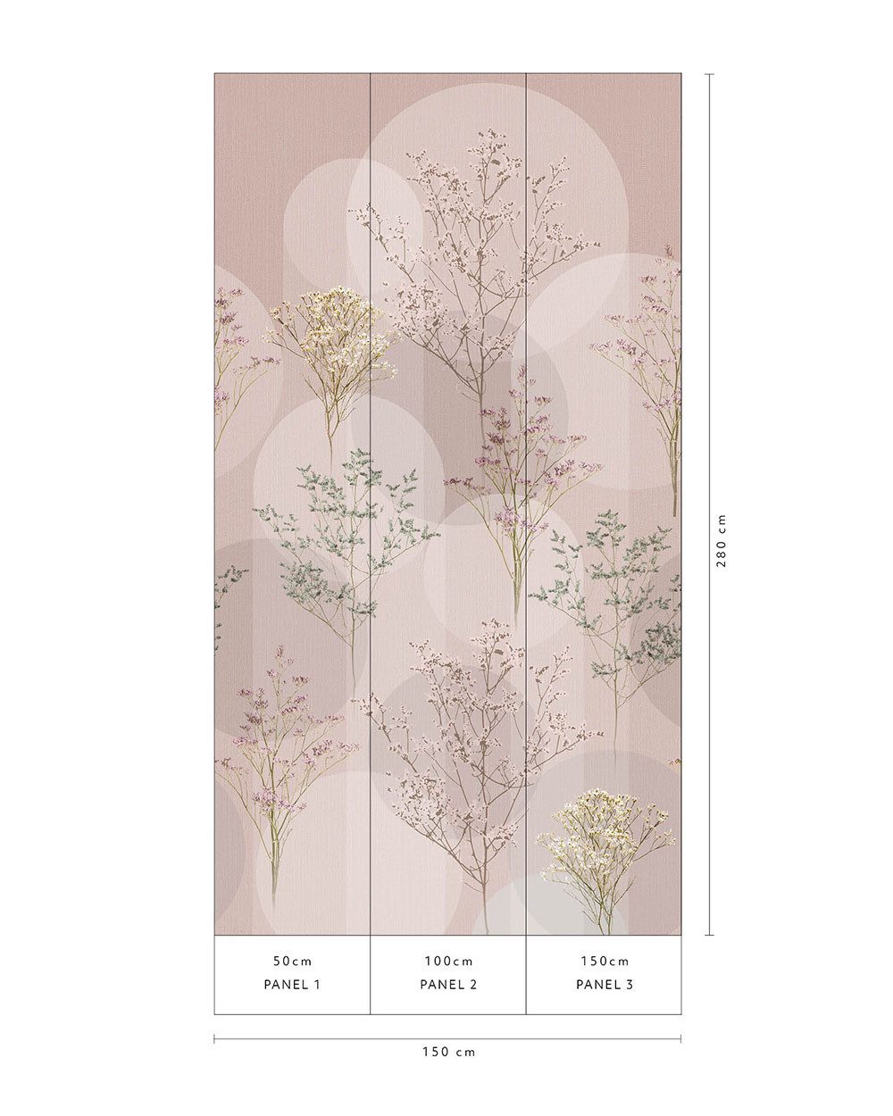Erismann Vliestapete Botanische Tapete Leinenoptik rosa Erismann 226810