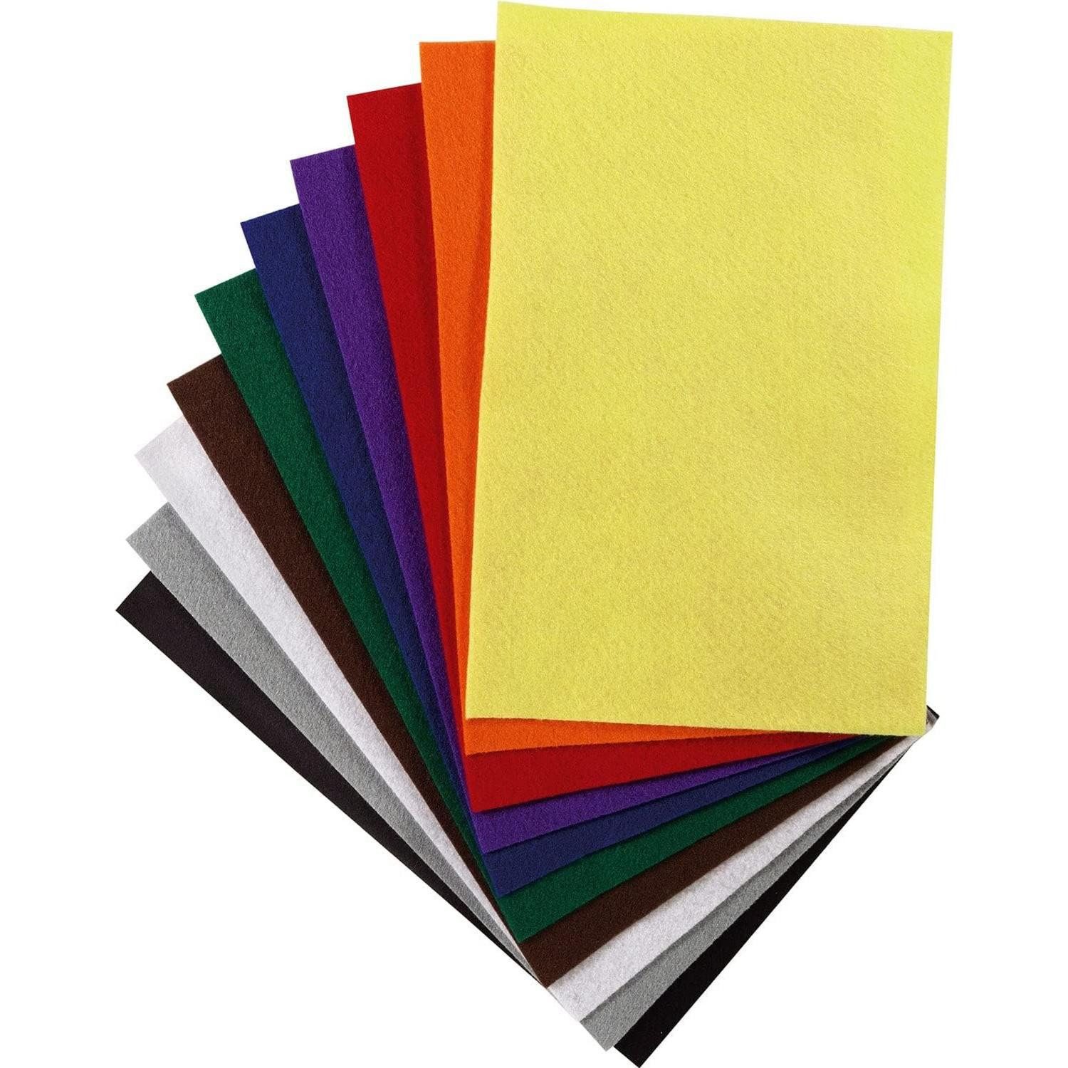 Folia Bastelfilz folia Bastelfiz 10 Bogen 20 x 30cm 150 g/qm farbig sortiert