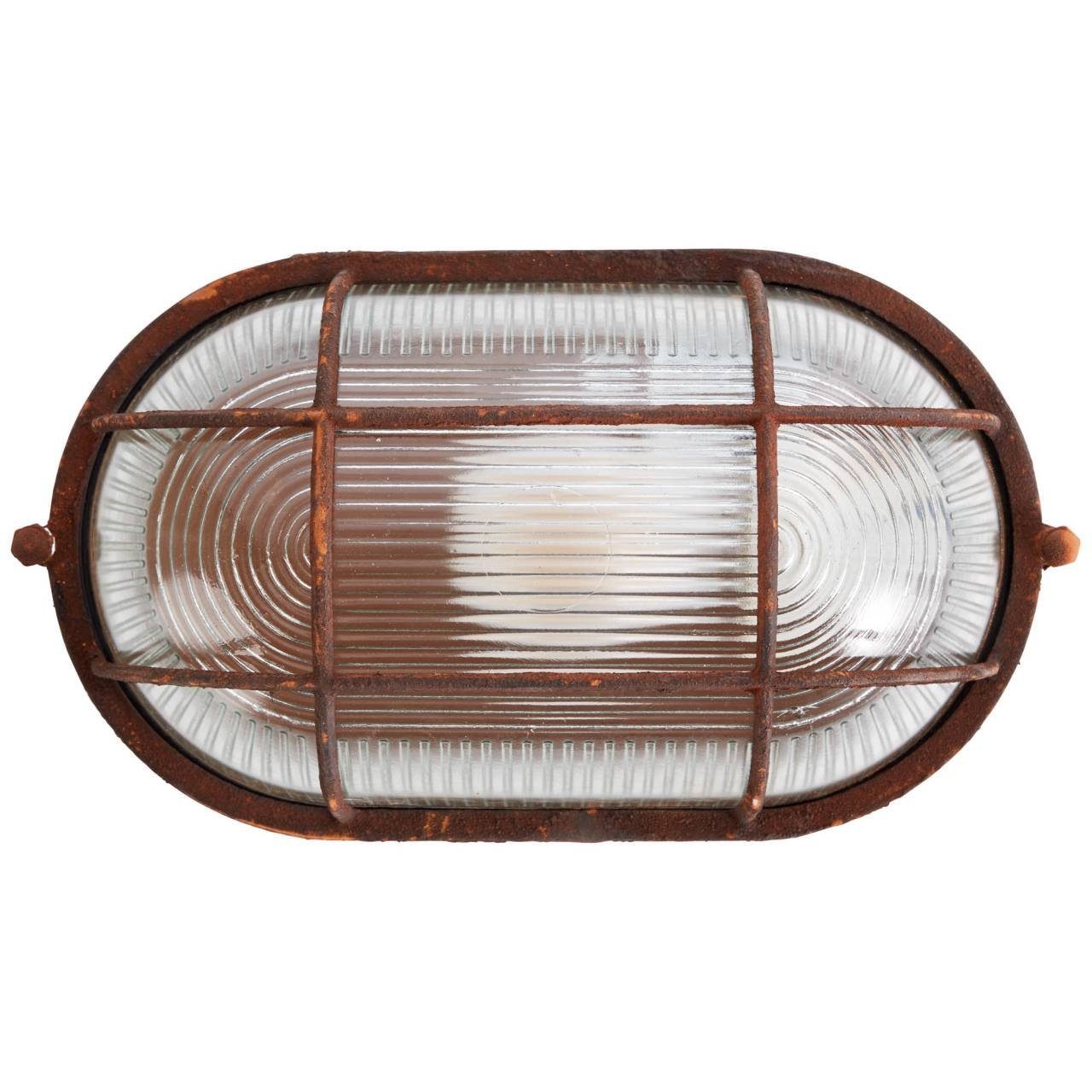 E27, 1x Wand- Deckenleuchte Bobbi, Bobbi rostfarbend Lampe Brilliant 40 und 28cm Deckenleuchte A60,