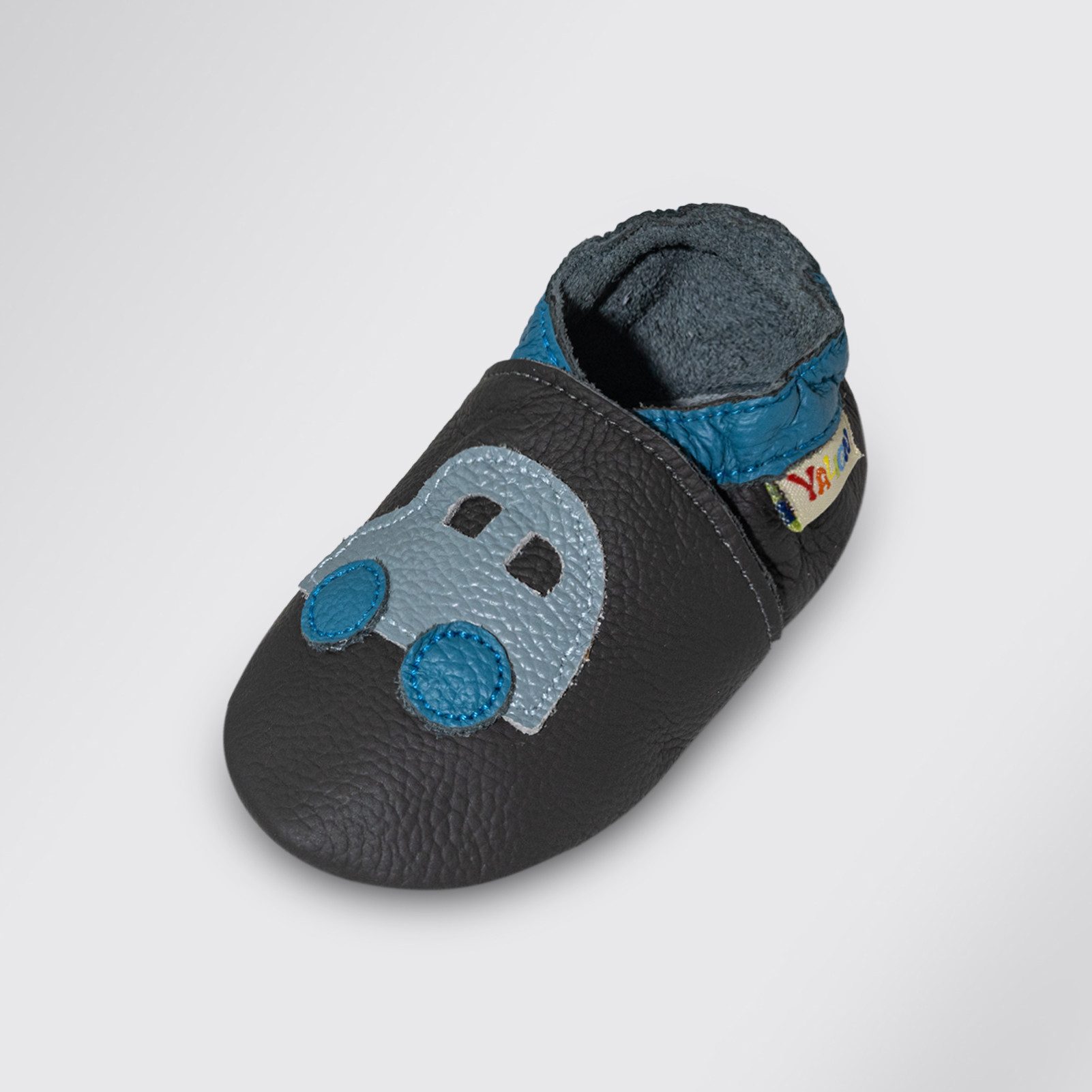 Yalion Weiche Leder Lauflernschuhe Hausschuhe Lederpuschen Krabbelschuh