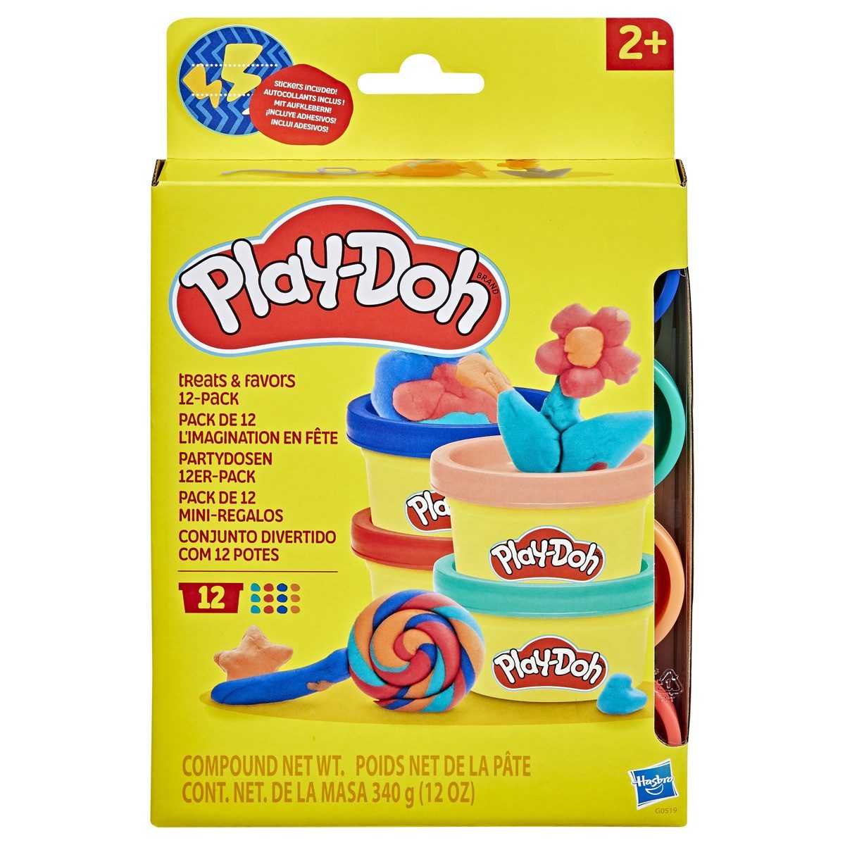 Play-Doh Knetform-Set Play-Doh Spielknete Treats and Party Favors 12 Stück