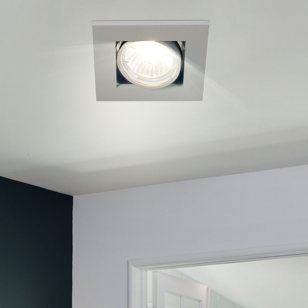 etc-shop LED Einbaustrahler, Einbaustrahler Einbauspots Deckenlampe Warmweiß, inklusive, Deckenleuchte Leuchtmittel Wohnzimmer