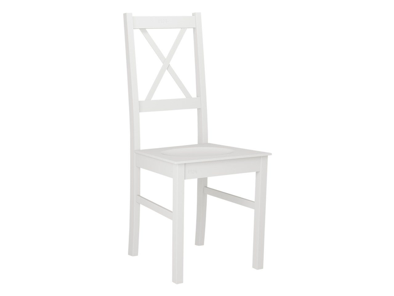 MIRJAN24 Stuhl Nilo X DX (1 Stück), aus Buchenholz, 43x40x94 cm Weiß