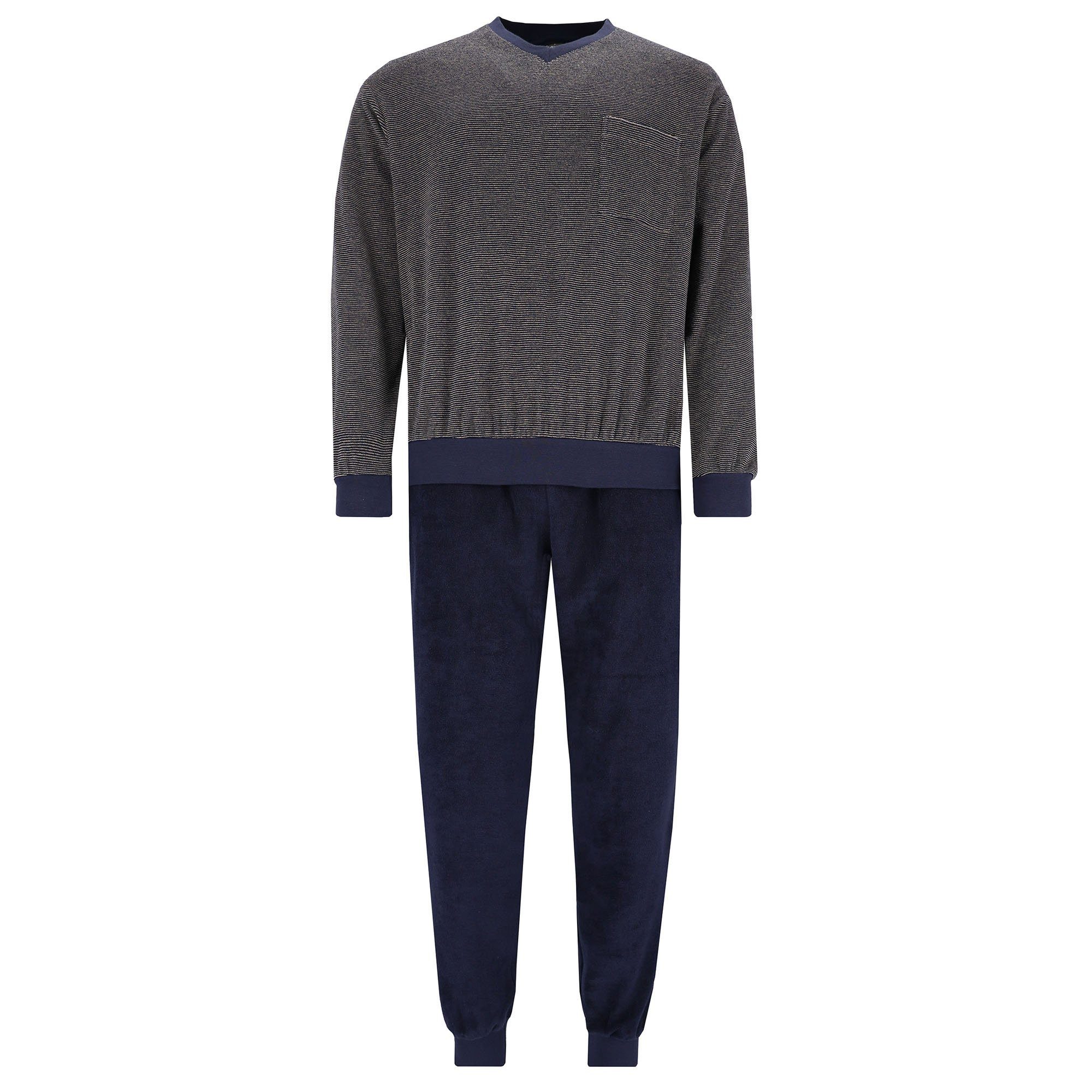 Hajo Pyjama Herren Pyjama Baumwolle (2 tlg) günstig online kaufen