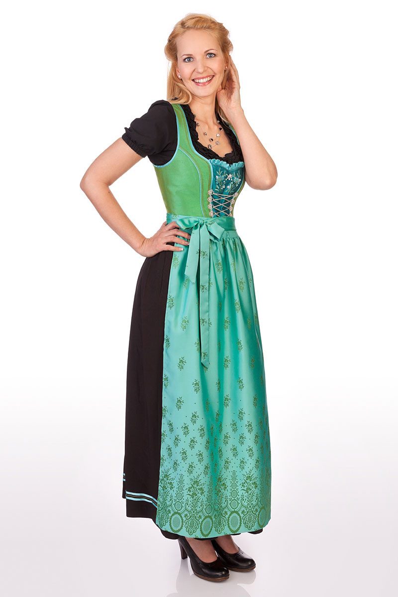 Dirndl Dirndl lang 2tlg. - PARADIES/LANG - aqua