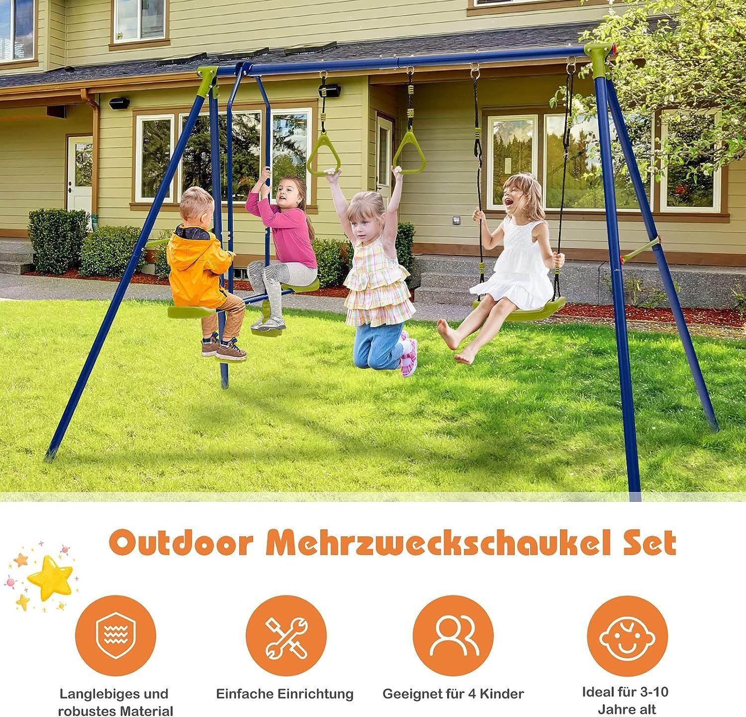 KOMFOTTEU Einzelschaukel 3-in-1 Schaukelgestell, (Set), für günstig online kaufen