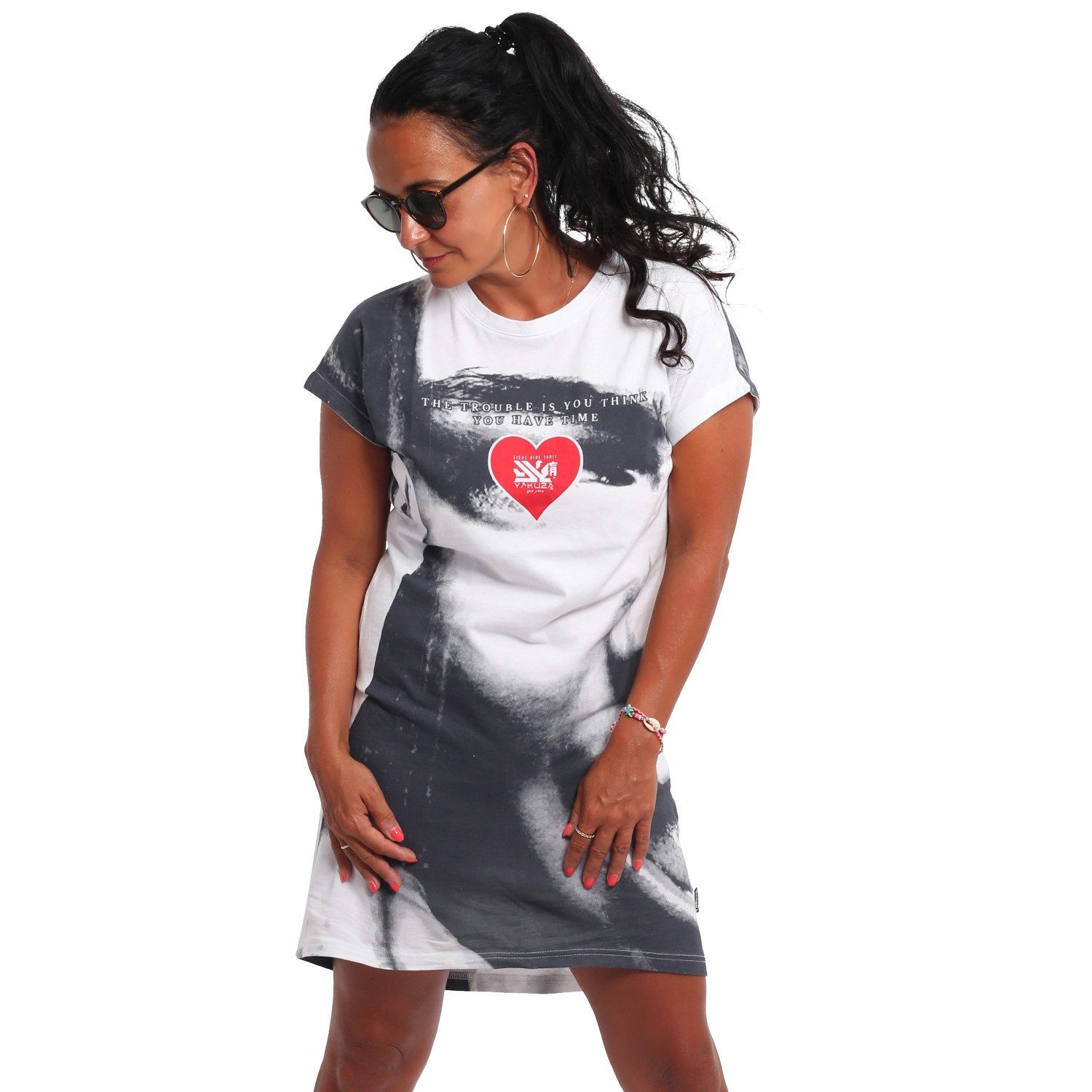 YAKUZA Shirtkleid Flip Urban T-Shirt Kleid günstig online kaufen