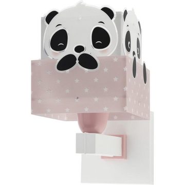 Dalber Wandleuchte Wandleuchte Panda in Rosa und Weiß E27, keine Angabe, Leuchtmittel enthalten: Nein, warmweiss, Wandleuchte, Wandlampe, Wandlicht