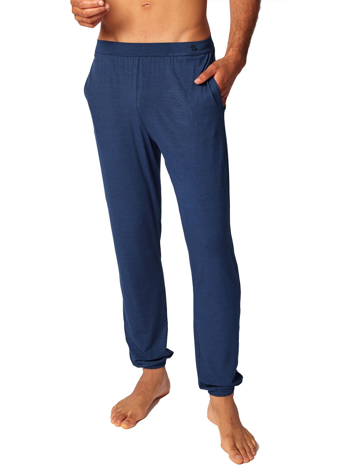 Skiny Loungehose Herren Hose lang Cooling Deluxe Night (Stück, 1-tlg) -