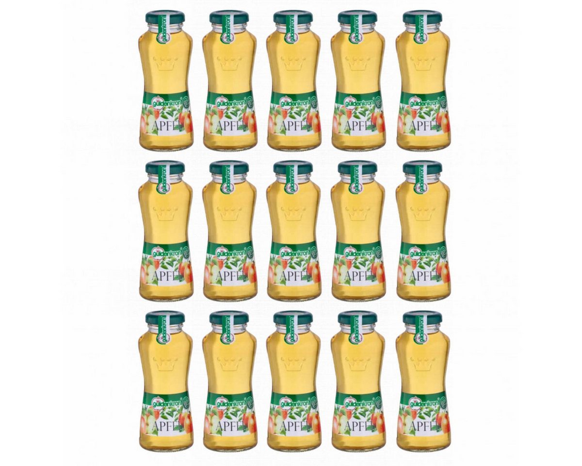 Güldenkron Saft, Güldenkron Apfelsaft aus Apfelsaftkonzentrat fruchtig frisch 15x200ml
