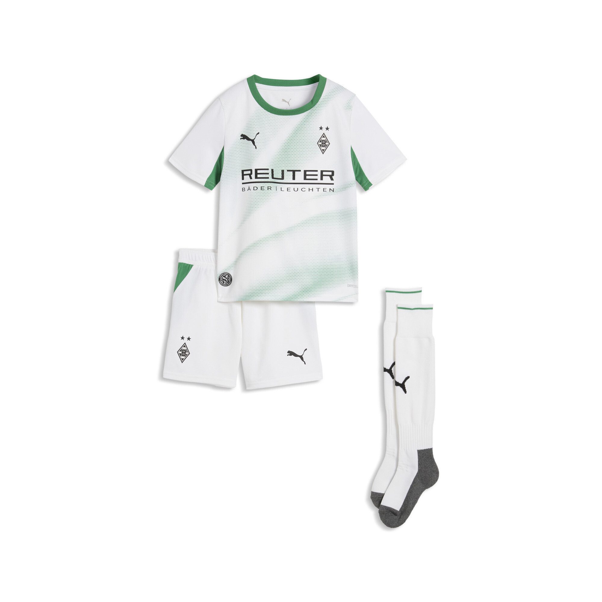 PUMA Trainingsanzug Borussia Mönchengladbach 26/27 Heimtrikot Mini-Kit Kinder