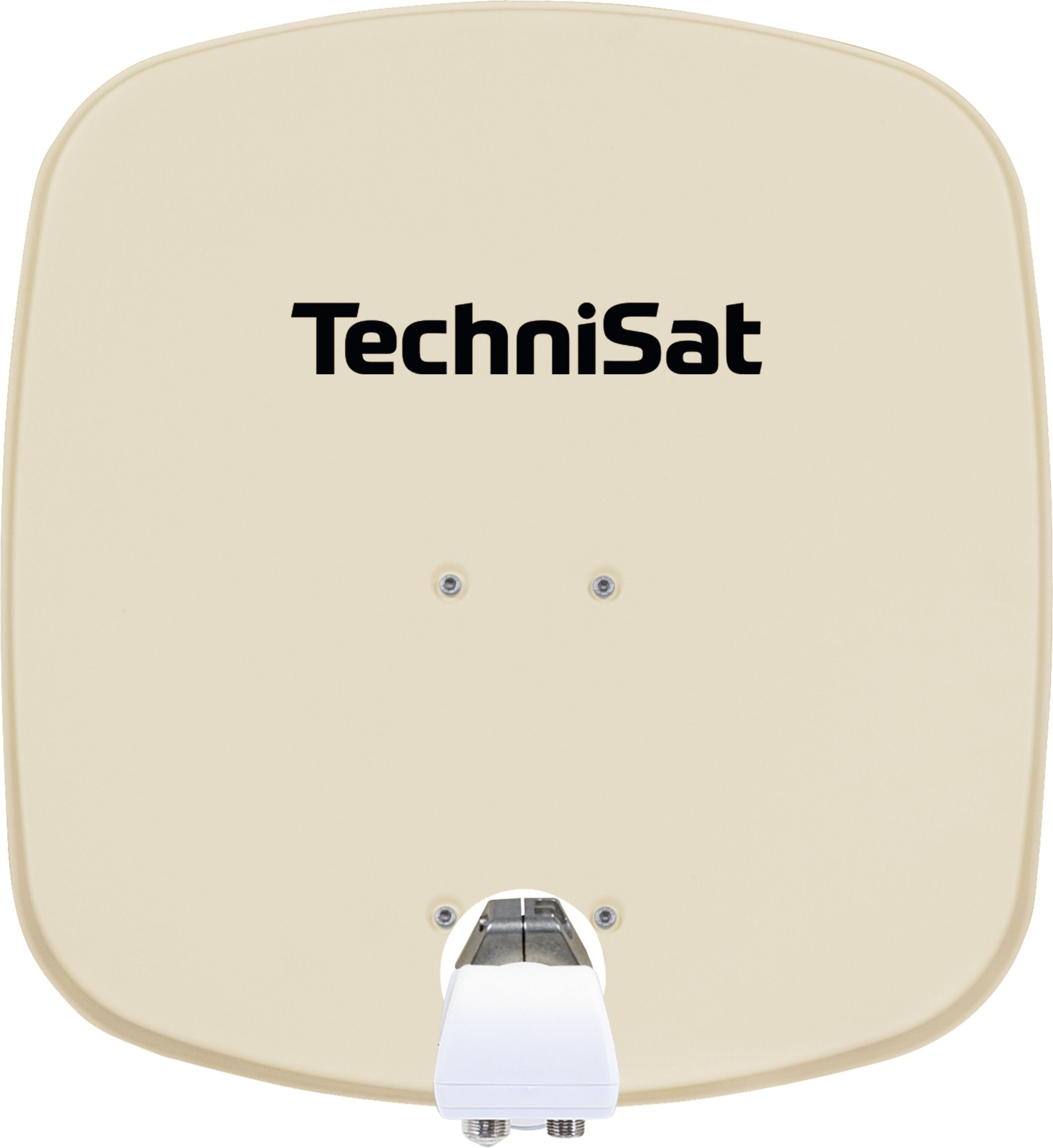 TechniSat DIGIDISH 45 mit Universal-Twin-LNB Sat-Spiegel (45 cm, Aluminium, 1 Orbitposition)