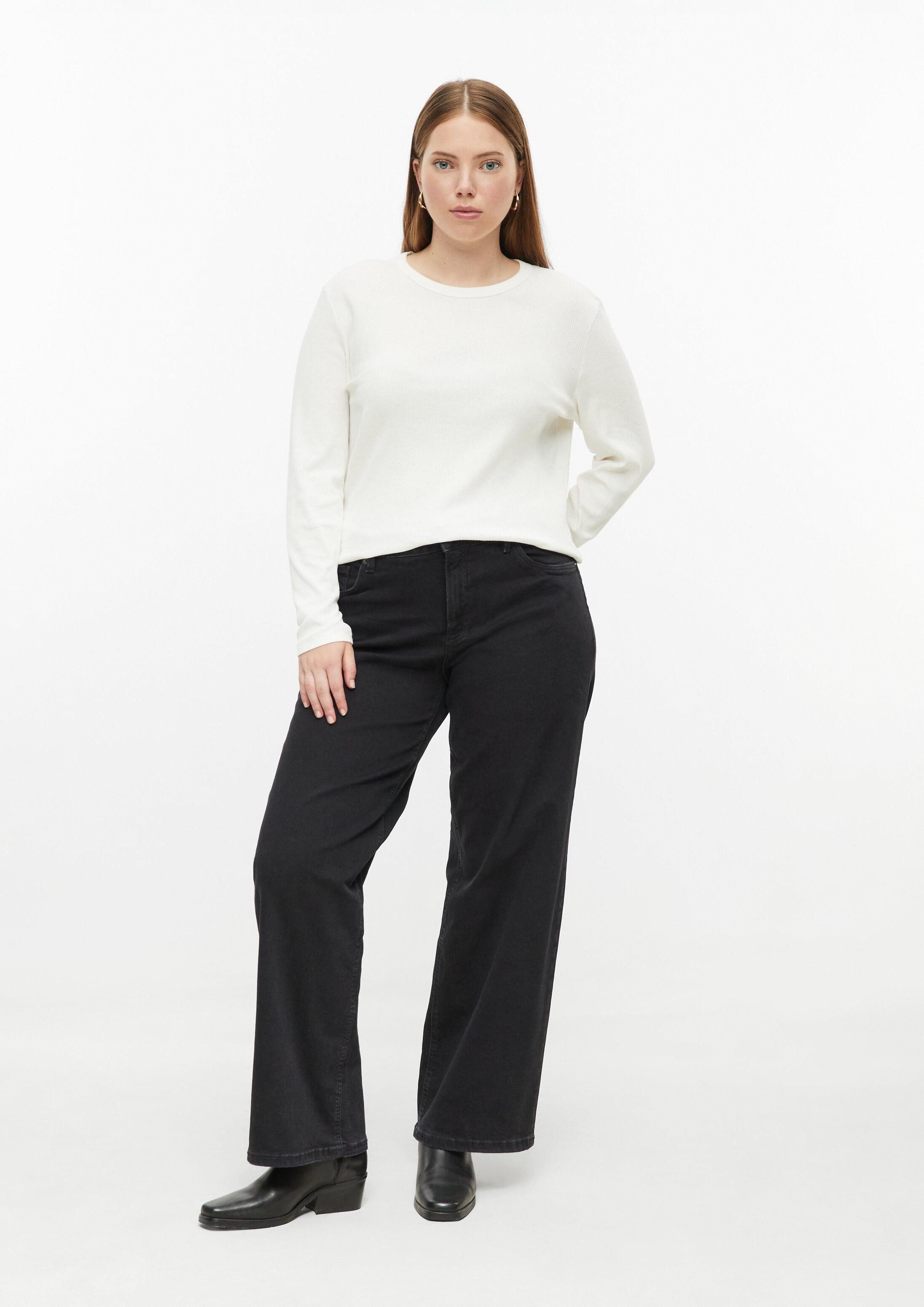 QS Weite Jeans Jeans-Hose Jeans / Mid Rise / Wide Fit