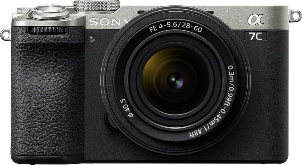 Sony Alpha 7C II Systemkamera (FE 28-60mm f4-5.6, 33 MP, 2,1x opt. Zoom,  Bluetooth, NFC, WLAN)