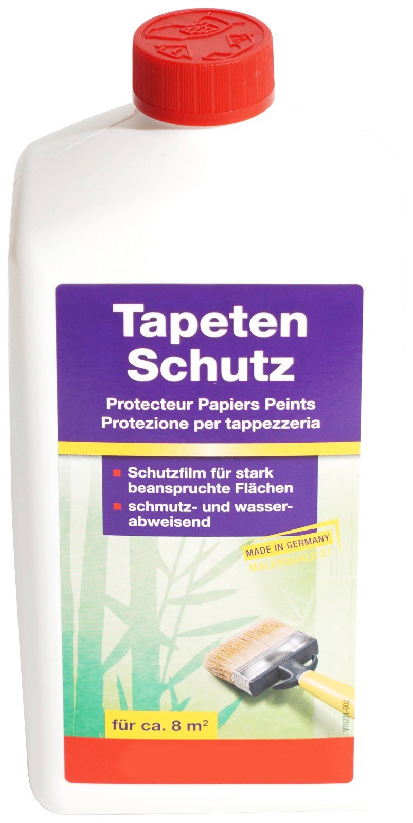 A.S. Création Tapetenschutz Elefantenhaut Wand- und Tapetenschutz, für innen, schmutz- und wasserabweisend, farblos, 1 L