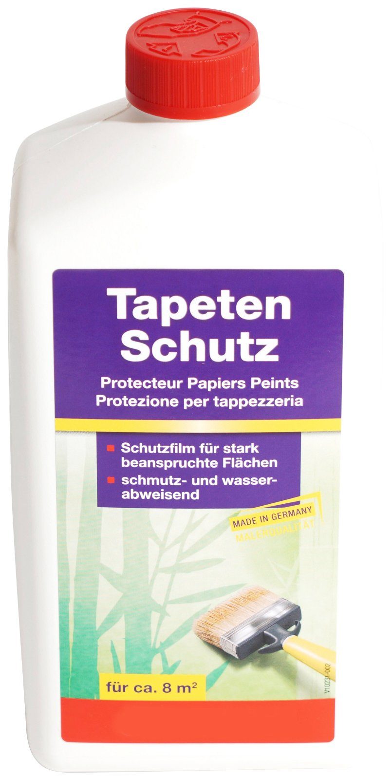 1 Tapetenschutz für Création farblos, schmutz- Tapetenschutz, Elefantenhaut A.S. innen, Wand- und wasserabweisend, und L