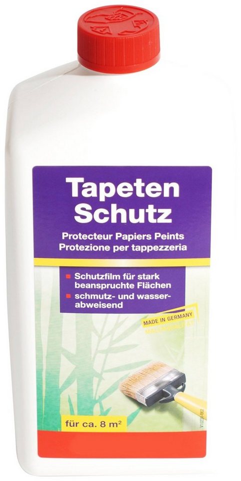 A.S. Création Tapetenschutz Elefantenhaut Wand- und Tapetenschutz, für  innen, schmutz- und wasserabweisend, farblos, 1 L