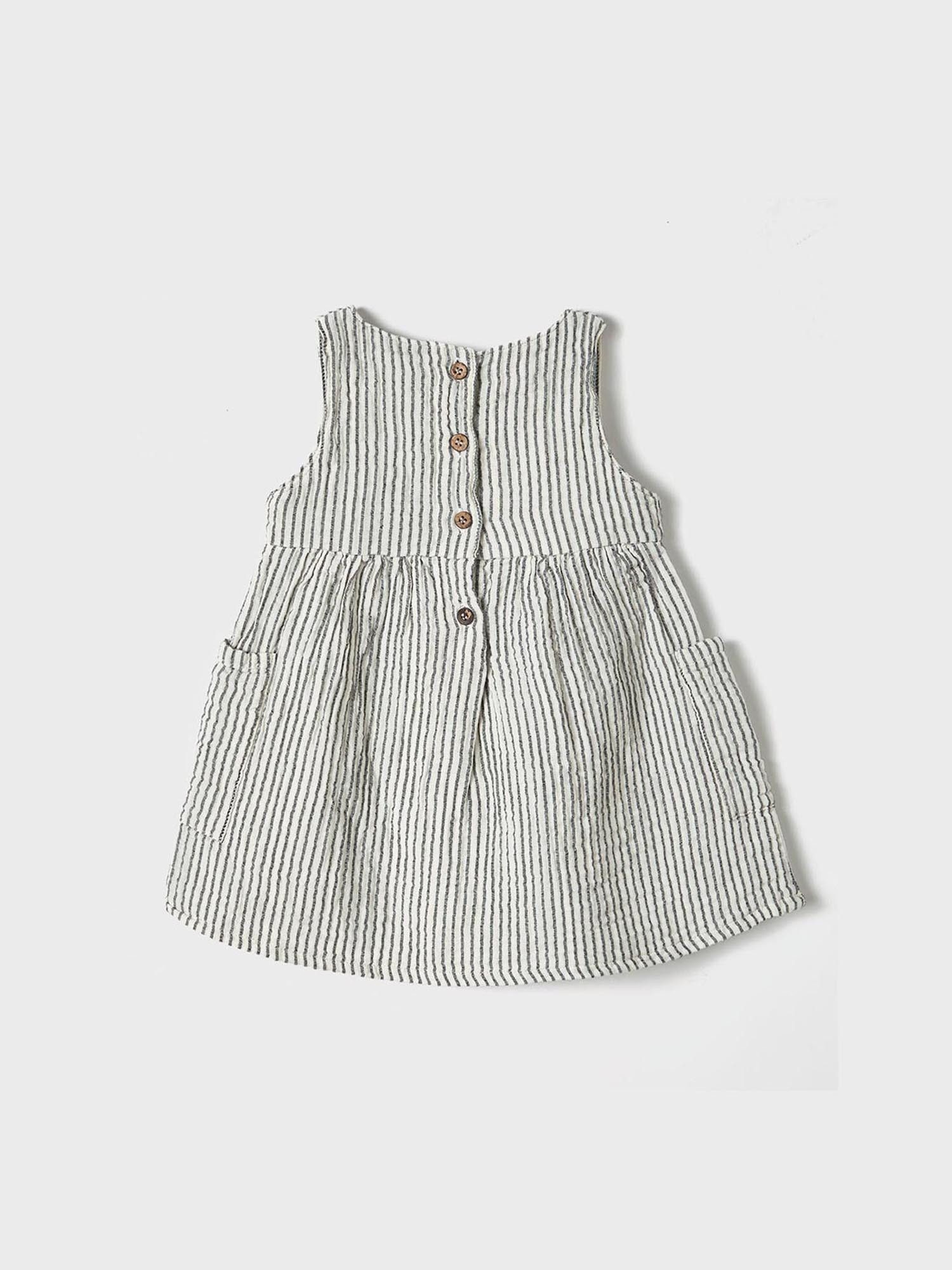 OrganicEra Sommerkleid Ärmelloses Baby Sommerkleid aus Bio-Musselin (Einzelstück, 1-tlg) GOTS-zertifiziert