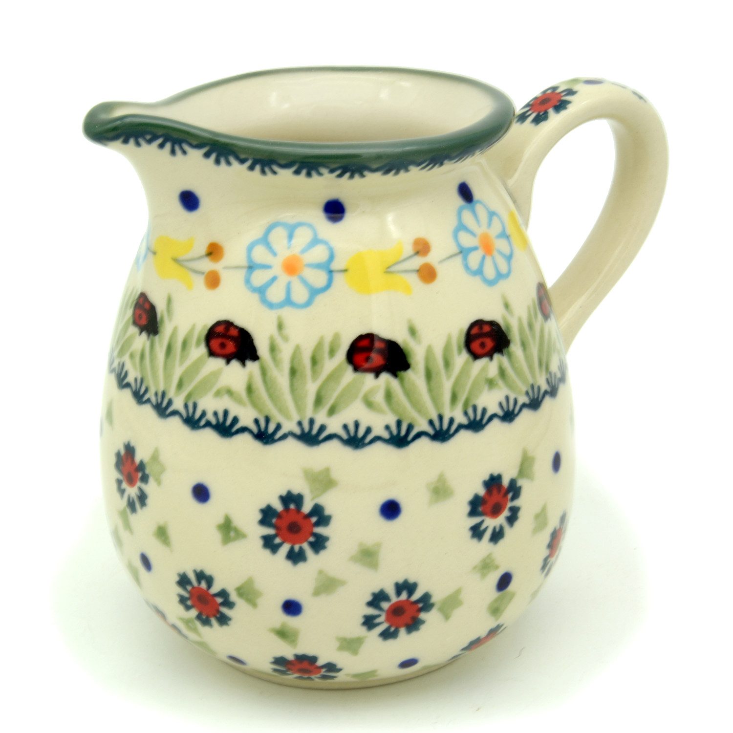 Bunzlauer Keramik Manufaktura Milchkännchen 400 ml Füllvolumen, 11,5 cm hoch, spülmaschinenfest
