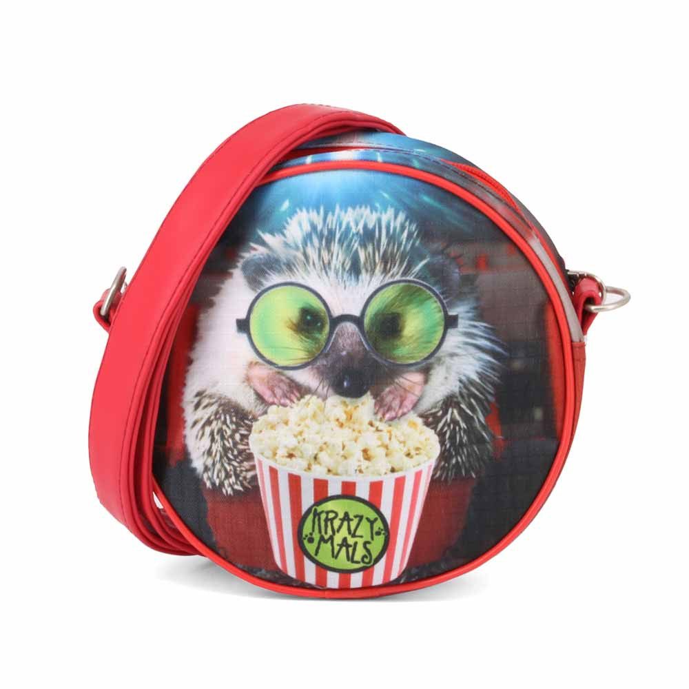 Schultertasche Krazymals Hedgehog Umhängetasche Messenger Bag Daily Tasche