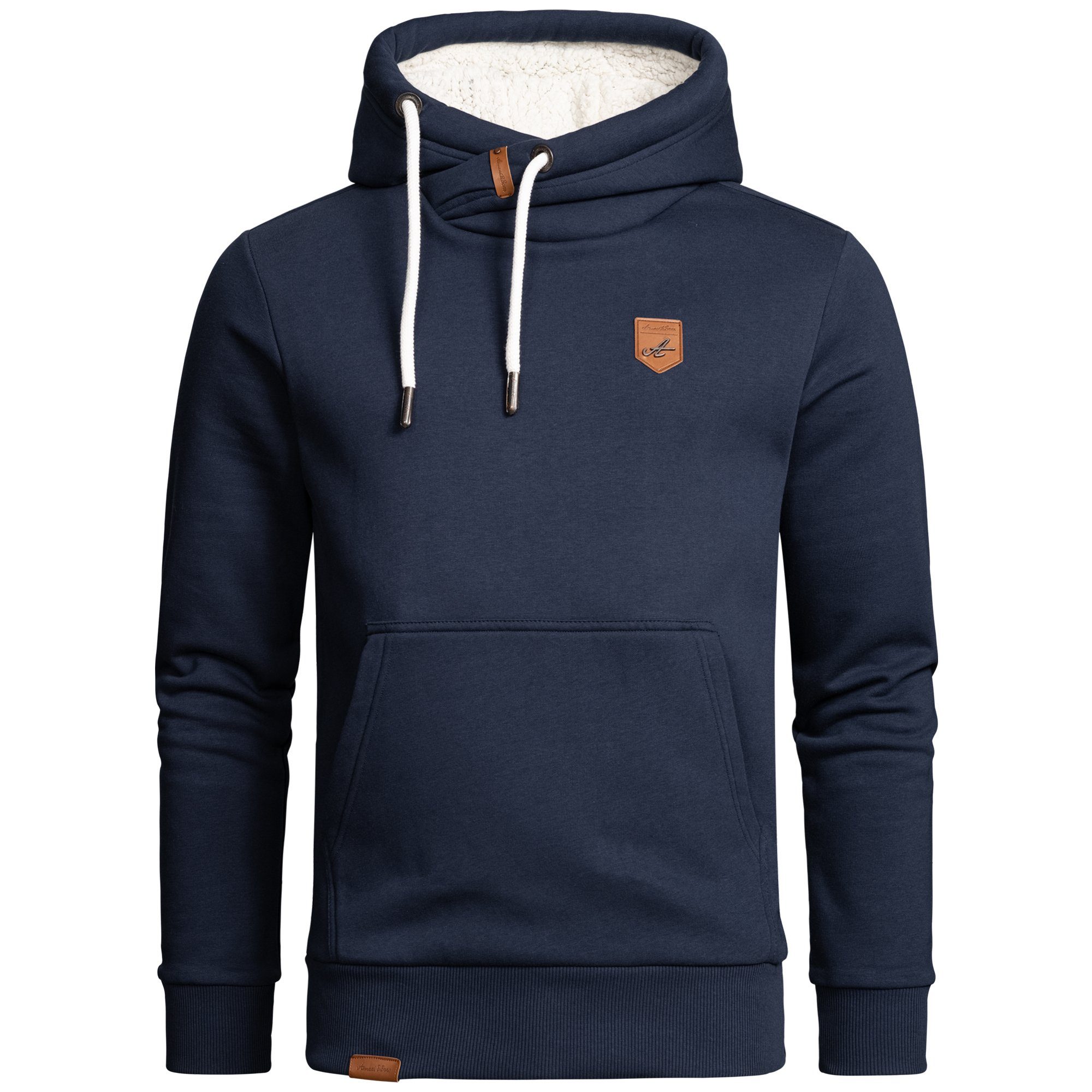 Kapuzenpullover YONKERS Kapuzenpullover mit Plüsch-Kapuze