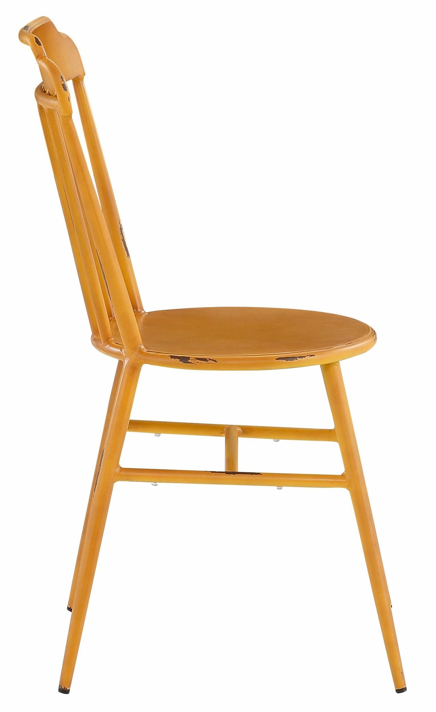 (2 St) Stuhl gelb Julia loft24