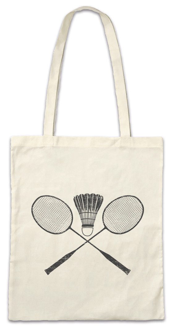 Beuteltasche Badminton Tools Stofftasche Player Passion Love Addiction Federball