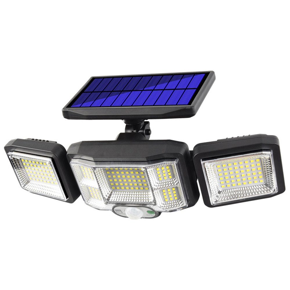 GelldG LED Solarleuchte LED Solarlampen für Außen mit Bewegungsmelder, Wasserdicht Strahler