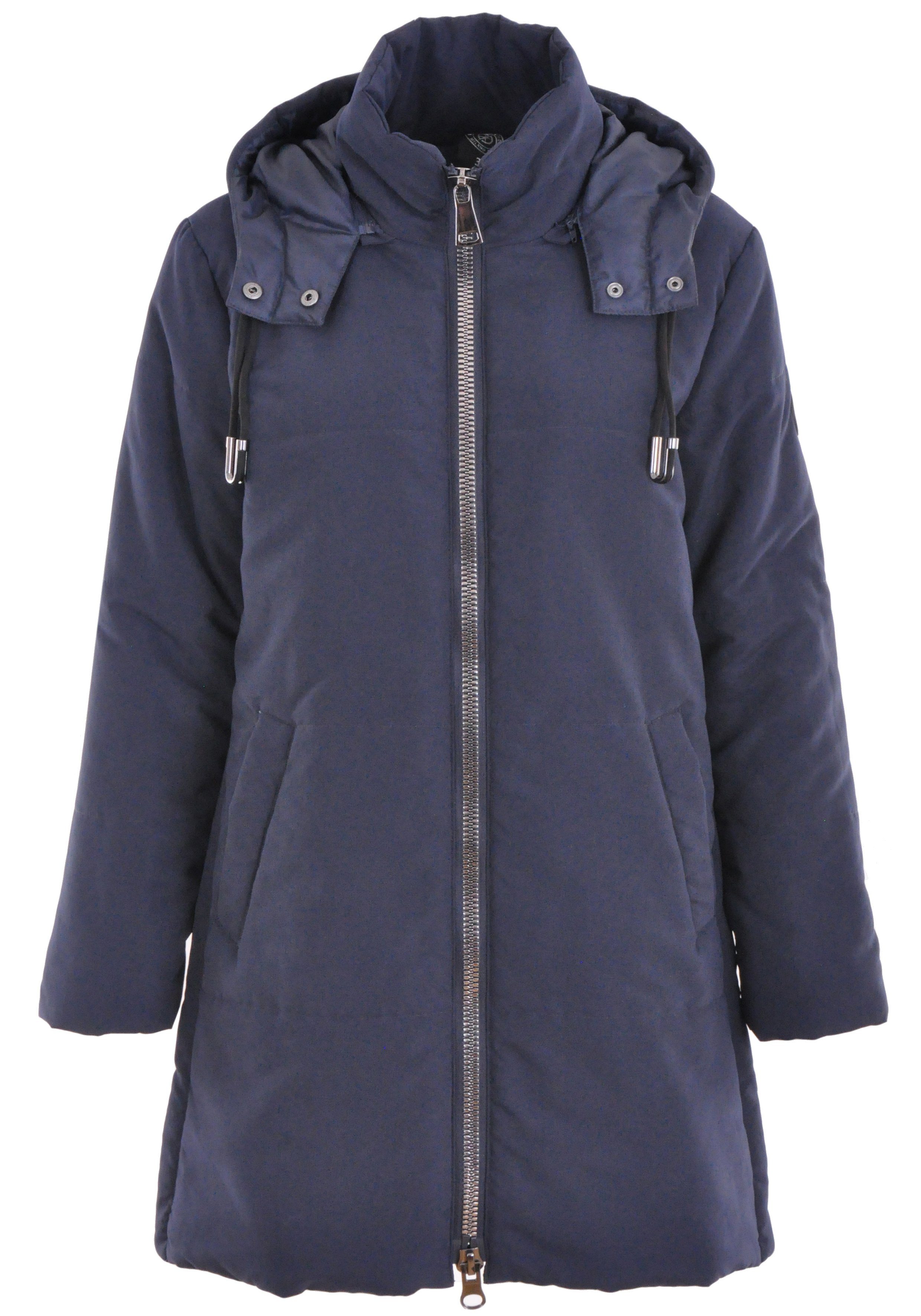 NAVIGAZIONE Winterjacke mit Knopfleiste den navy Seiten an