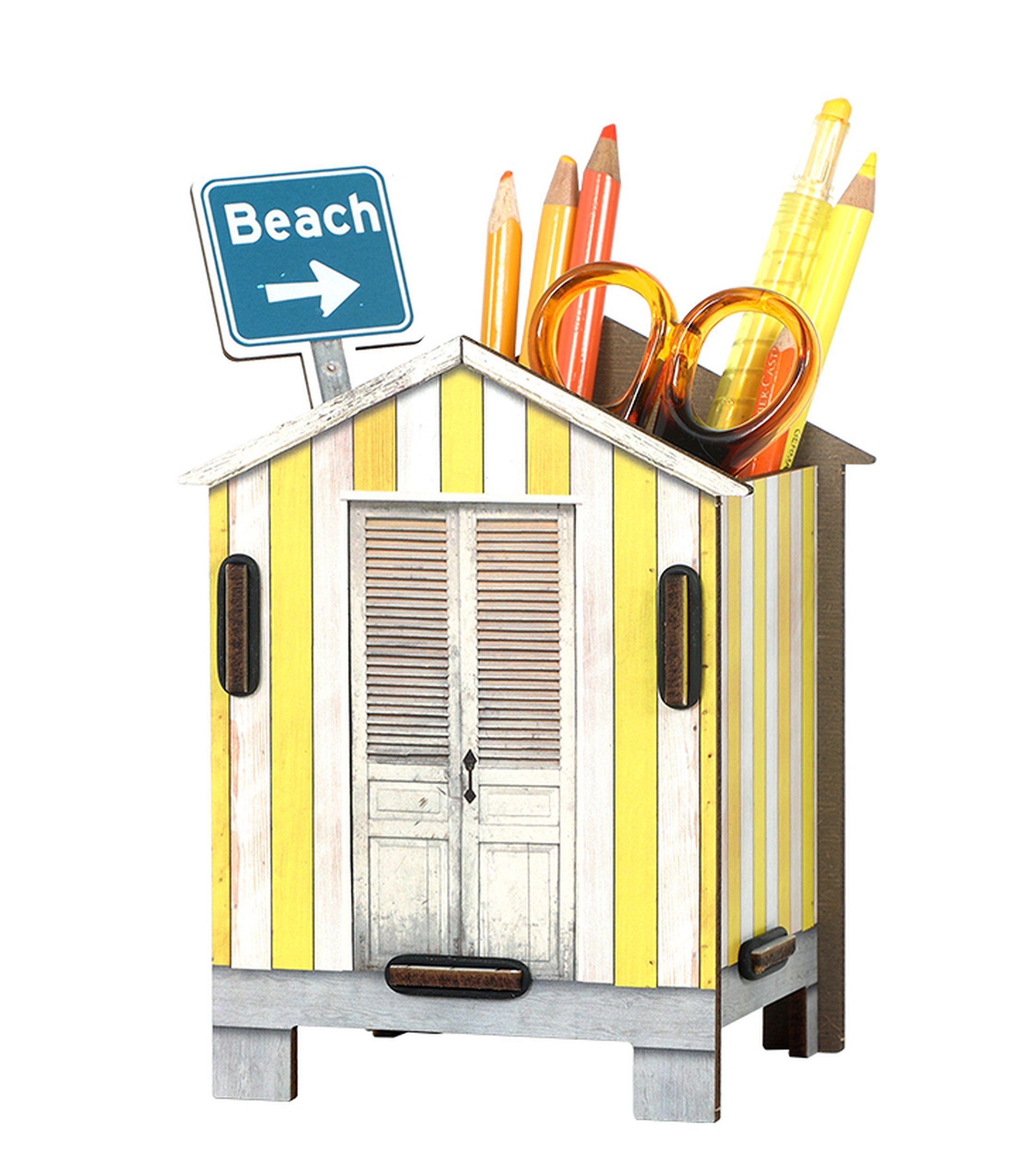WERKHAUS® Aufbewahrungsbox Werkhaus - Stiftebox "Strandhaus" günstig online kaufen