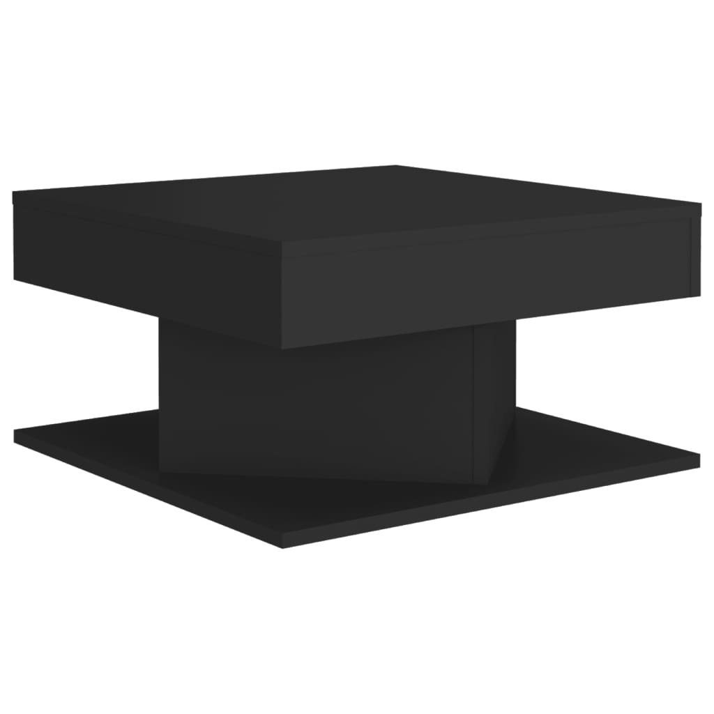 furnicato Couchtisch Schwarz 57x57x30 cm Holzwerkstoff günstig online kaufen