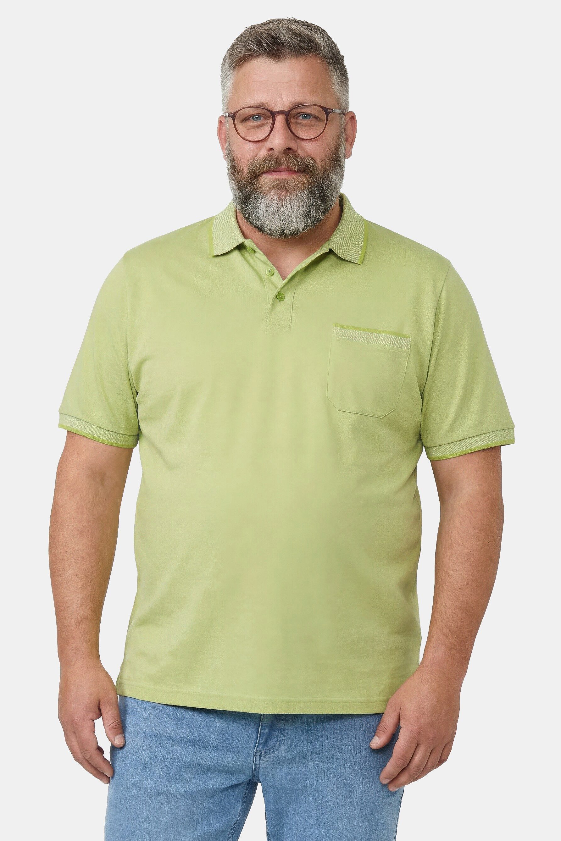 Poloshirt T-Shirt TwoTone-Pikee Halbarm
