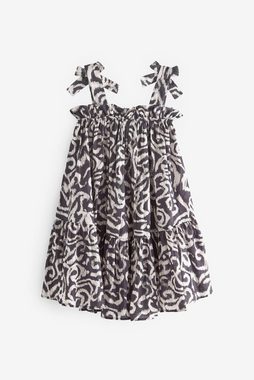 Next Sommerkleid Kleid mit gebundenen Trägern (1-tlg)